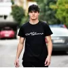 ΑΝΔΡΙΚΗ ΜΠΛΟΥΖΑ T-SHIRT ΛΑΙΜΟΣ CALLIGRAPHIC MOHICANS MCNS09.ΜΑΥΡΟ