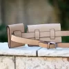 ΓΥΝΑΙΚΕΙΟ BUM BAG ΤΣΑΝΤΑΚΙ ΔΕΡΜΑΤΙΝΗ MOHICANS PH2062.ΜΠΕΖ