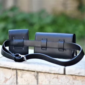 ΓΥΝΑΙΚΕΙΟ BUM BAG ΤΣΑΝΤΑΚΙ ΔΕΡΜΑΤΙΝΗ MOHICANS PH2062.ΜΑΥΡΟ