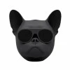Mini Φορητό Ασύρματο Ηχείο Bluetooth 3W σε Σχήμα Bulldog με Διάρκεια Μπαταρίας έως 4 Ώρες TF/FM 006 Μαύρο