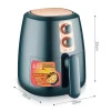 Raf Φριτέζα Αέρος με Αποσπώμενο Κάδο 1350W 4.8lt R-5282 Πράσινo