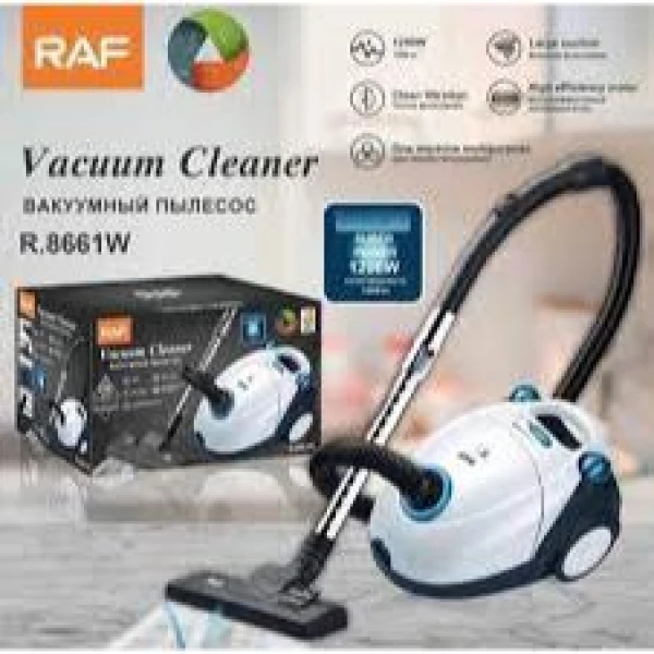 RAF Ηλεκτρική Σκούπα 1200W R.8661W Λευκό
