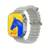 S9 Ultra Smartwatch Ultra Series 8 Ανδρικά Γυναικεία Smartwatch Bluetooth Κλήση ασύρματης φόρτισης Αδιάβροχο έξυπνο ρολόι γκρι
