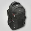 SUISSEWIN ΑΝΔΡΙΚΟ ΣΑΚΙΔΙΟ ΠΛΑΤΗΣ ΑΔΙΑΒΡΟΧΟ AIRFLOW MOHICANS SN9016.ΜΑΥΡΟ