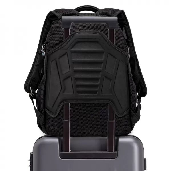 SUISSEWIN ΑΝΔΡΙΚΟ ΣΑΚΙΔΙΟ ΠΛΑΤΗΣ ΑΔΙΑΒΡΟΧΟ AIRFLOW MOHICANS SN9932.ΜΑΥΡΟ