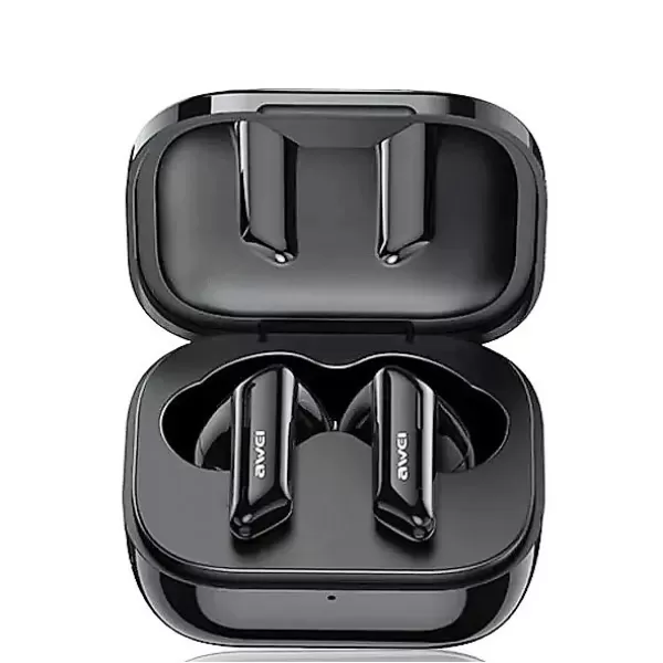 ΑΣΥΡΜΑΤΑ  ΑΚΟΥΣΤΙΚΑ BLUETOOTH ΜΕ ΚΟΥΤΙ ΦΟΡΤΙΣΗΣ AWEI TWS T36.ΜΑΥΡΟ