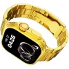 Ultra Gold 24K Gold Edition-Έξυπνο ρολόι με στενή στεφάνη πλήρους οθόνης/Bluetooth Calling/NFC/Real Turnbuckle Design