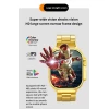 Ultra Gold 24K Gold Edition-Έξυπνο ρολόι με στενή στεφάνη πλήρους οθόνης/Bluetooth Calling/NFC/Real Turnbuckle Design
