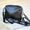ΓΥΝΑΙΚΕΙΟ BUM BAG ΤΣΑΝΤΑΚΙ ΣΤΡΑΣ ΔΕΡΜΑΤΙΝΗ MOHICANS W0469.ΜΑΥΡΟ