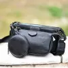 ΓΥΝΑΙΚΕΙΟ BUM BAG ΤΣΑΝΤΑΚΙ ΔΕΡΜΑΤΙΝΗ MOHICANS YF318.ΜΑΥΡΟ