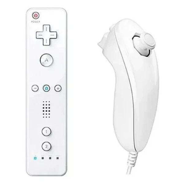 Remote Plus & Nunchuck Pack Ασύρματο Gamepad για Wii Z-898 Λευκό Remote Plus & Nunchuck Pack Ασύρματο Gamepad για Wii Z-898 Λευκό