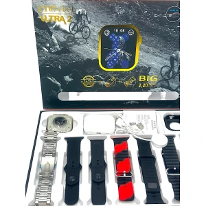 Smartwatch ZT07 Ultra Max 2,20" 49 χιλιοστών + Bluetooth HandsFree  Δώρο + τζαμάκι προστατευτικό Ασύρματη φόρτιση Αδιάβροχο 10 +1 σετ ανδρικό γυναικείο Μαύρο