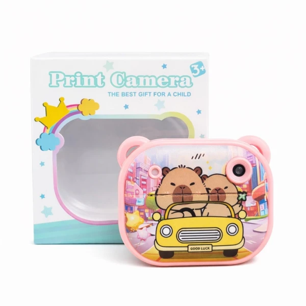 Capybara Compact Φωτογραφική Μηχανή με Θερμική Εκτύπωση 60667-2 Καφέ