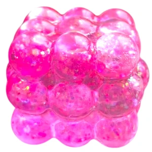 Cube Sqeeze Ball Glitter 55522-3