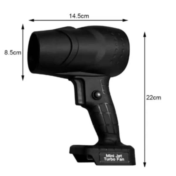 Φυσητήρας Χειρός με 2 Μπαταρίες 48V – Turbo Fan Bisutime HL18668-240