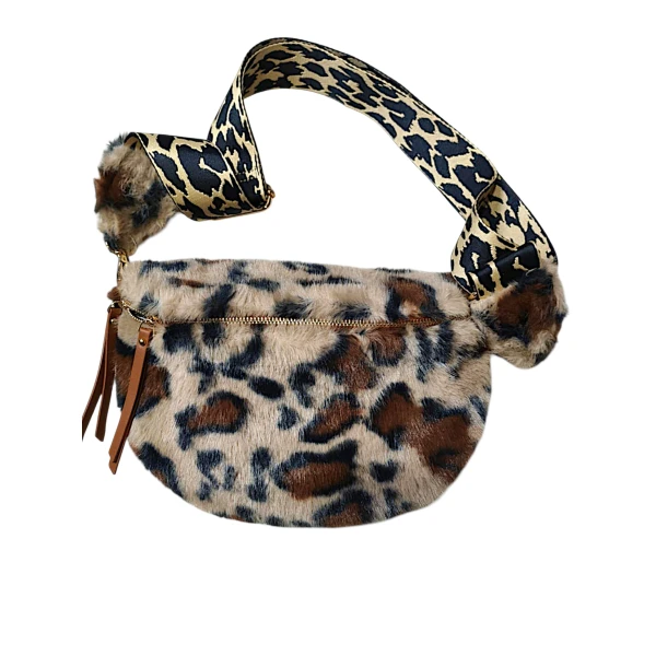 Γυναικείο bum bag τσαντάκι Λεοπάρδαλη Mohicans Η3332-1 Γυναικείο bum bag τσαντάκι Λεοπάρδαλη Mohicans Η3332-1