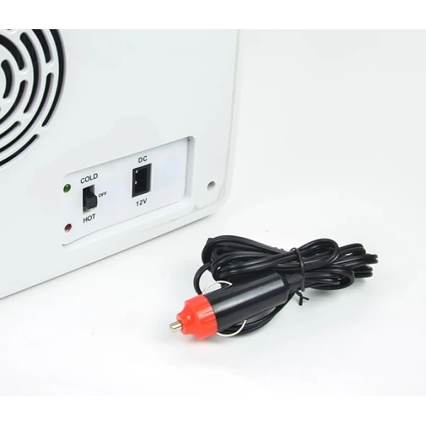 Ηλεκτρικό Φορητό Ψυγείο 12V & 220V Μίνι Αυτοκινήτου 12lt KLS-9991 Λευκό