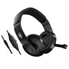 J08 On Ear Gaming Headset με σύνδεση 2x3.5mm / 3.5mm Μαύρο