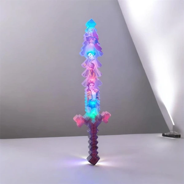 K-Pop Demon Hunters 52cm με μουσική Φωτιζόμενο Σπαθί 51533-1 Μωβ