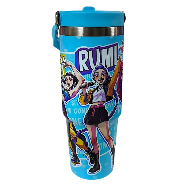 K-Pop Demon Hunters Θερμός Παγούρι Ζεστό Κρύο 900ml 70807-1 Μπλε
