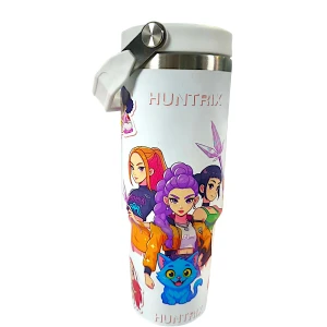 K-Pop Demon Hunters Θερμός Παγούρι Ζεστό Κρύο 900ml 70807-4 Λευκό