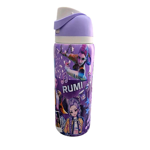 KPOP Demon Hunters Rumi Θερμός παγούρι Ζεστό Κρύο 30oz 500ml 70805-1 Μωβ