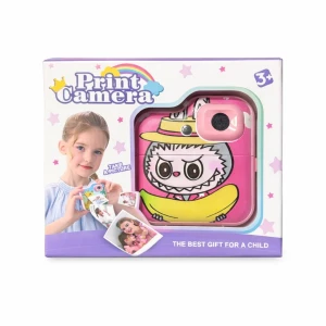 Labubu Compact Φωτογραφική Μηχανή με Θερμική Εκτύπωση 60666-2 Μωβ