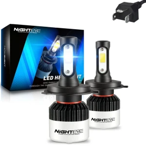 Led Λάμπες Αυτοκινήτου - Μηχανής H4 12V-24V 72W 6500K 10000LM A315-S2-H4 NIGHTEYE 2 τμχ