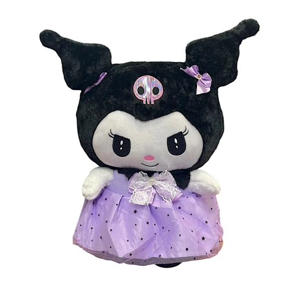 Λούτρινο Sanrio Kuromi Hello Kitty 50cm 1440-246-66 Μωβ