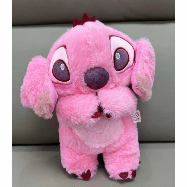 Λούτρινο Stitch 30cm Που Αναπνέει Κανονικά 1440-PPP10 Ροζ