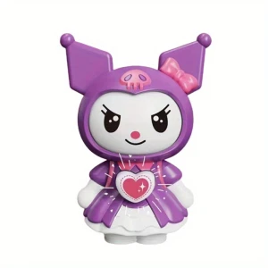 Μπρελόκ Kuromi Με Αλλαγή Προσώπων 9,5cm MANZ-04-02 Μωβ