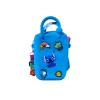Παιδικό Τσαντάκι Χειρός πορτοφόλι Stitch Σιλικόνη 10445-1 Μπλε