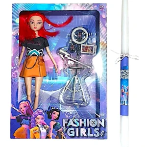 Πασχαλινή Λαμπάδα Κούκλα Φιγούρα K-pop Demon Hunters Mira 40cm με Ring Light L26-51386-2