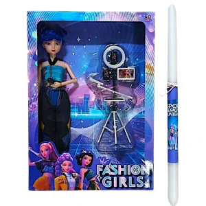 Πασχαλινή Λαμπάδα Κούκλα Φιγούρα K-pop Demon Hunters Zoey 40cm με Ring Light L26-51386-3