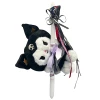 Πασχαλινή λαμπάδα Mohicans Λούτρινο Sanrio Kuromi Hello Kitty 28cm L142 Μαύρο 