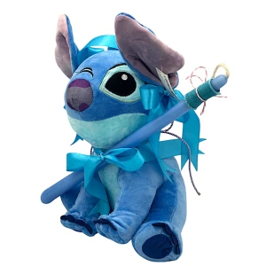 Πασχαλινή λαμπάδα Mohicans με Λούτρινο Disney Stitch 40cm L137