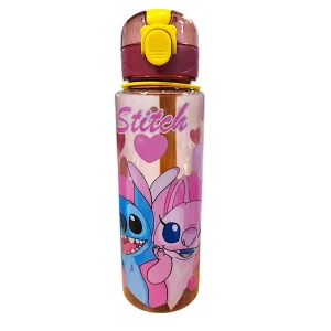 Πλαστικό Μπουκάλι Disney Stitch 700ml 24801-3-1 Ροζ