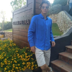 ΑΝΔΡΙΚΟ ΠΟΥΚΑΜΙΣΟ LINEN ΕΡΗΜΟΥ MOHICANS SH051 ΜΠΛΕ ΡΟΥΑ