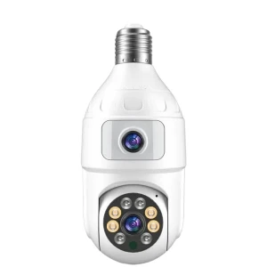Wifi Camera Ασφαλείας για Ντουι Ε27, 8 MP 1080 p, Αδιάβροχη, Αμφίδρομη Επικοινωνία, ‘Εγχρωμη με Νυχτερινή λήψη και Αισθητήρα κίνησης JTZ-9696PROW Λευκή κεφαλή