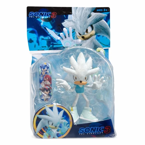 Φιγούρα Δράσης Sonic 3 Silver the Hedgehog 15 cm 50932-1