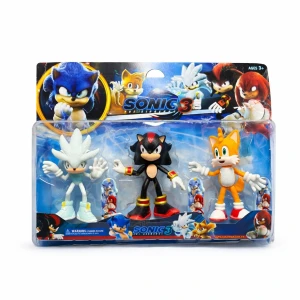 Sonic 3 Σετ Φιγούρες Δράσης 3τμχ 51002BB2B