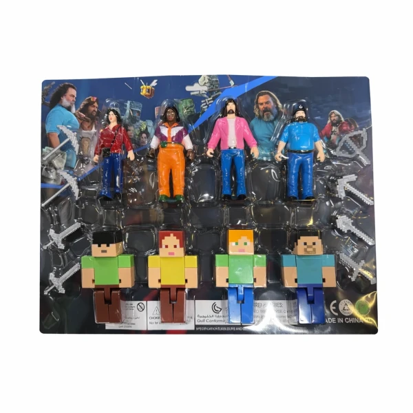 Σετ Φιγούρες Τύπου Minecraft 8 Τεμαχίων 51108B2B