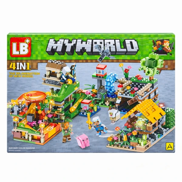 Σετ Τουβλάκια Κατασκευών My World Σπίτι Περιπέτειας LB539 221+ τεμ 51244Β