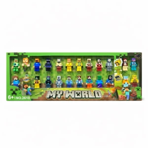 Σετ Φιγούρες Τύπου Minecraft MY WORLD 22 Τεμαχίων 51253B2B
