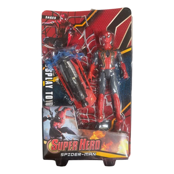Σετ Παιχνίδι Spider Man με Φιγούρα και Εκτοξευτήρα ιστού BJ0018