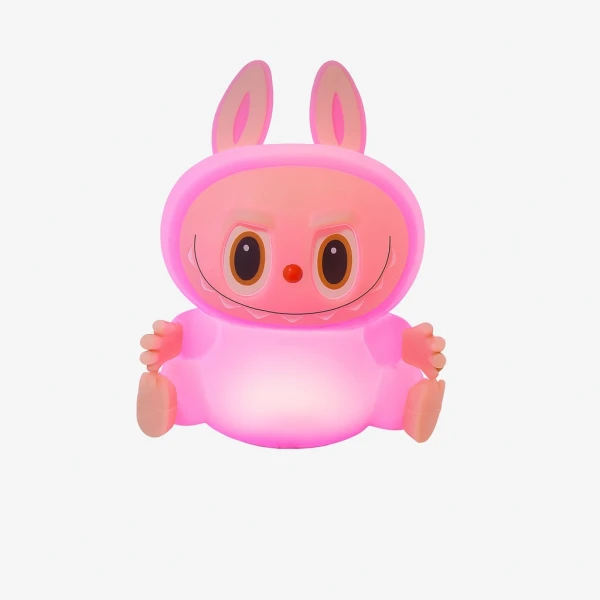 Παιδικό Φωτιστικό Νυκτός Labubu LED 
Πολύχρωμο με Αισθητήρα Αφής & Χρονοδιακόπτη – Μωβ