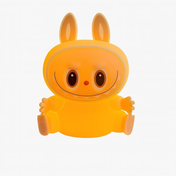 Παιδικό Φωτιστικό Νυκτός Labubu LED 
Πολύχρωμο με Αισθητήρα Αφής & Χρονοδιακόπτη – Μπεζ