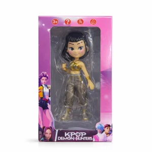 Κούκλα Φιγούρα KPOP Demon Hunters Zoey 15cm Ασημί KPOPZOE