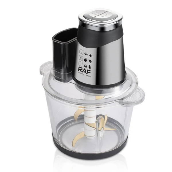 Raf Πολυκόπτης Multi 600W με Δοχείο 3lt Μαύρος R.7058