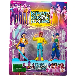 Σετ 3 Κούκλες Φιγούρα K-pop Demon Hunters 16cm 51393-1